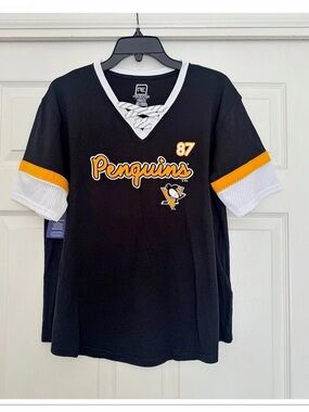 Pro Edge Sidney Crosby 87 Penguins jersey Hockey Jersey Black